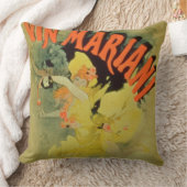 ポスター広告の「Marianiのワイン、人気があるなフランス語T クッション (ブランケット)