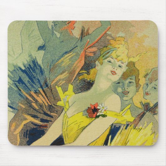 ポスター広告「舞台裏でaの再生 マウスパッド (正面)