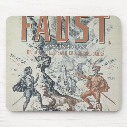 ポスター広告「Faust マウスパッド (正面)