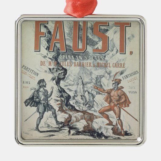 ポスター広告「Faust メタルオーナメント (正面)