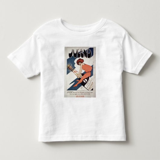 ポスター広告「Jugend、図解入りの、写真付きのな週間Mag トドラーTシャツ (正面)