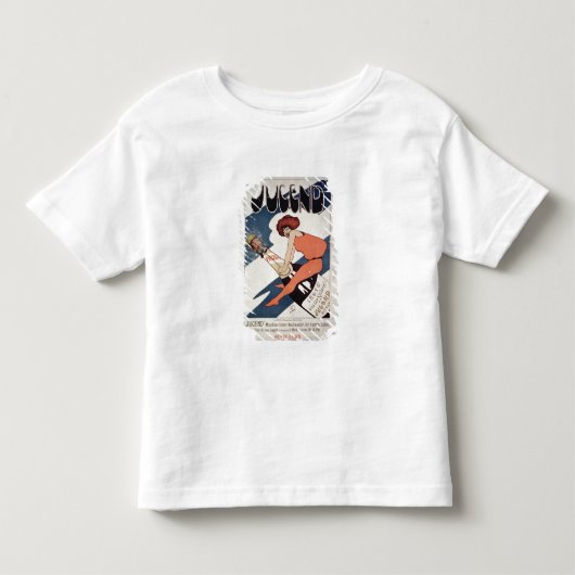 ポスター広告「Jugend、図解入りの、写真付きのな週間Mag トドラーTシャツ (正面)