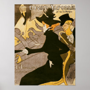 ポスター広告「Le Divan Japonais」、1892年 ポスター