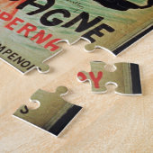 ポスター広告「Purシャンペン」、Dameryから、E ジグソーパズル (側面)