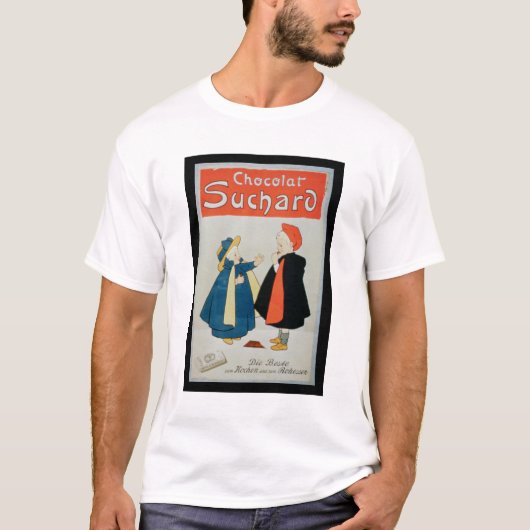 ポスター広告「Suchardチョコレート」(ついている色 Tシャツ (正面)