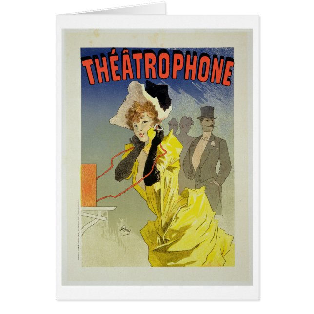 ポスター広告「Theatrophoneの再生 (正面)