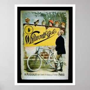 ポスター広告'Whitworth Cycles',パリ(コロ) ポスター