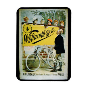 ポスター広告'Whitworth Cycles',パリ(コロ) マグネット