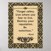 ポスター引用文るみ：Be Anastic ポスター (正面)