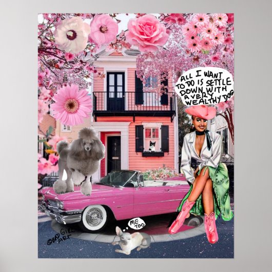 – ポスター悪い女の子アートのポスター ポスター (正面)