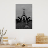 ポスター戦艦ノースカロライナ州 – 撮影者… ポスター (キッチン)