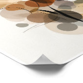 ポスター抽象芸術ウォールデコーウォールアートフラワー ポスター (角)