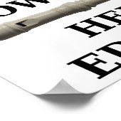 ポスター救済おもしろいなし ポスター (角)