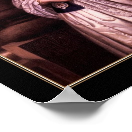 ポスター有名ヴィンテージクイーンビクトリア1845 ポスター (角)