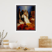 ポスター有名ヴィンテージ天使の死1851 ポスター (キッチン)