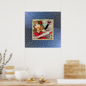 ポスター栽培の古い不潔な ポスター (キッチン)