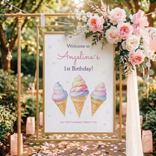 ポスター歓迎の誕生日パーティー。 ポスター