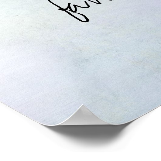 ポスター水の色に独自の引用文を作成 ポスター (角)