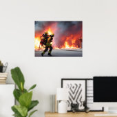 ポスター火災 ポスター (ホームオフィス)