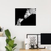 ポスター点々のある ポスター (ホームオフィス)