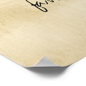 ポスター独自のテクスチャー動揺してセピアを作成 ポスター (角)