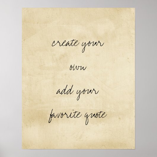 ポスター独自のテクスチャー動揺してセピアを作成 ポスター (正面)