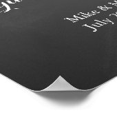 ポスター独自のChalkboardプリントを作成 ポスター (角)