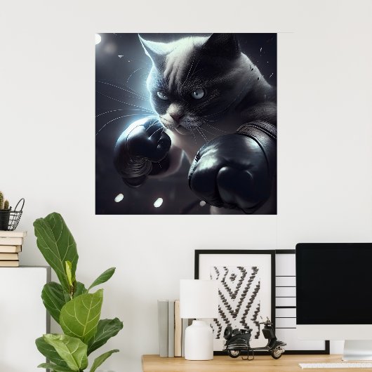 ポスター猫 ポスター (ホームオフィス)