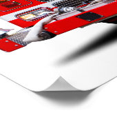 ポスター用の消防車の画像 ポスター (角)