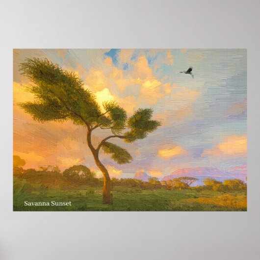 ポスター用アフリカ画像 ポスター (正面)