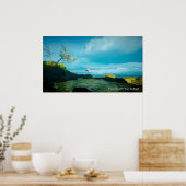 ポスター用グレーヘロン画像 ポスター (キッチン)