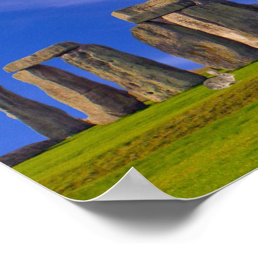 ポスター用ストーンヘンジ画像 ポスター (角)