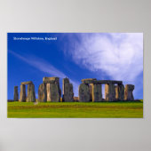 ポスター用ストーンヘンジ画像 ポスター (正面)