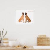 ポスター用ドッグイメージ ポスター (キッチン)