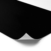 ポスター白黒の持ち手 ポスター (角)