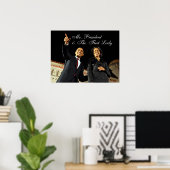 ポスター社長兼ファーストレディ ポスター (ホームオフィス)