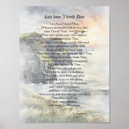 ポスター私はTheeを愛している – Saint Augustine ポスター