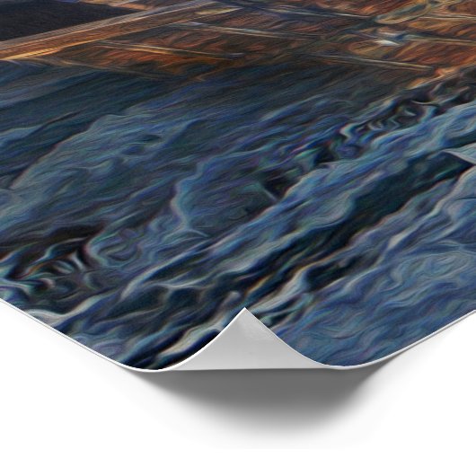 ポスター紙海賊船幽霊船を岩に打ち上げる ポスター (角)