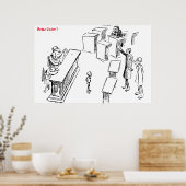 ポスター聞を頼む ポスター (キッチン)