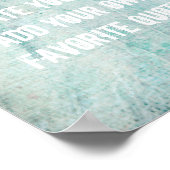 ポスター自分の引用文を追加カスタムする ポスター (角)