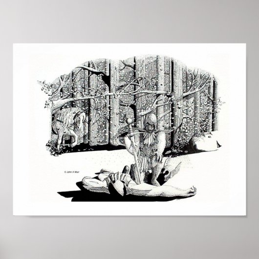 ポスター落ちた – 同志(黒) ポスター (正面)