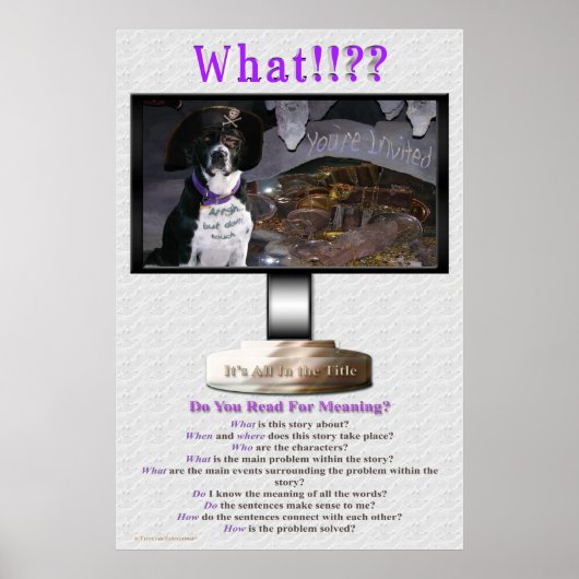 ポスター読の意味 ポスター (正面)