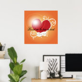 ポスター賛美- the Pure inハートマタイ5:8 ポスター (ホームオフィス)