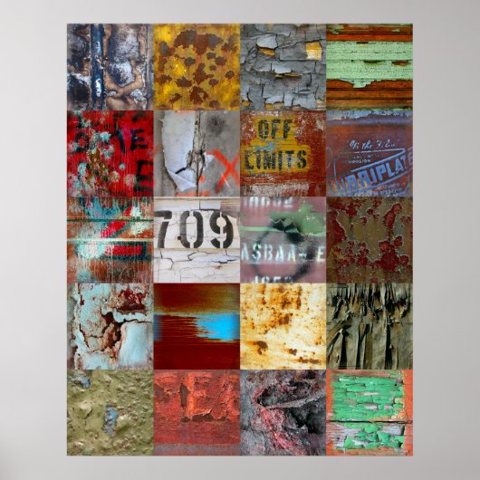 ポスター通りアート抽象芸術32ロング ポスター (正面)