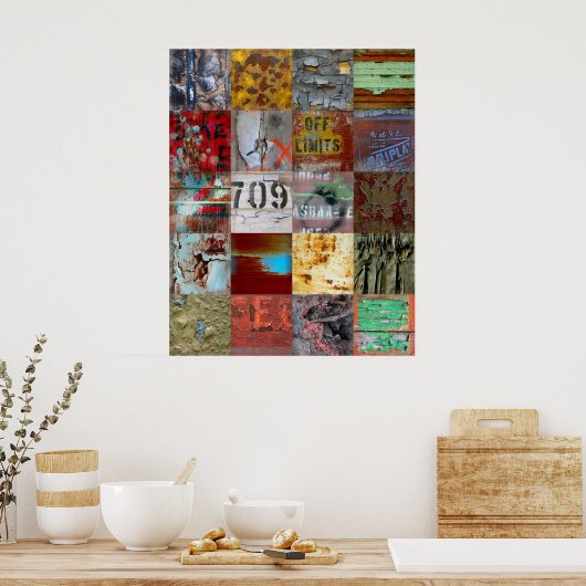 ポスター通りアート抽象芸術32ロング ポスター (キッチン)