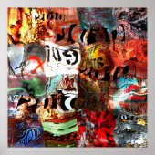 ポスター通りアート抽象芸術32 ポスター (正面)