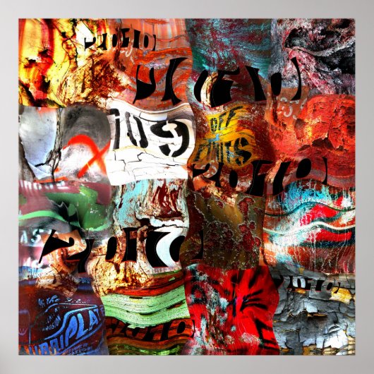 ポスター通りアート抽象芸術32 ポスター (正面)