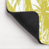 ポスター風デザインのヤシの木 マウスパッド (コーナー)