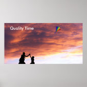 ポスター飛んでいる用カイト画像 ポスター (正面)