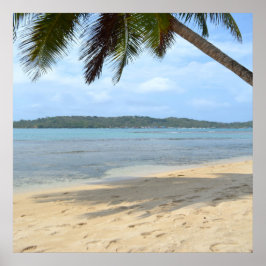 ポスター012 -カリブのビーチby the shore ポスター
